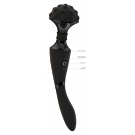 Vibrator Shiatsu Bendable Massager Wand Negru