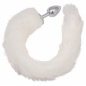 CalExotics Running Wild – Plug Metalic cu Coadă Albă 36.75cm