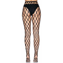 Dresuri Leg Avenue Rhinestone Net Tights Negru XS-L