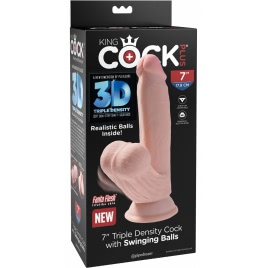 Dildo 3D Cu Testicule 21cm