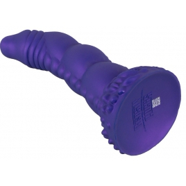Demonul Dorinței — Dildou siliconic 22,5 cm cu Ventuză Mov