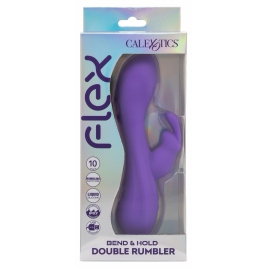 Flex Bend Hold Vibrator Dual 10 Moduri IPX7 Reîncărcabil Mov