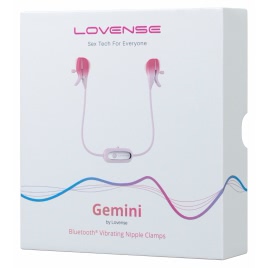 Gemini App-Controlled Vibrating Nipple Clamps Roz