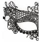 Queen Lace Mask Negru