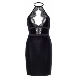Rochie Leg Avenue Jasmine Velvet Negru M