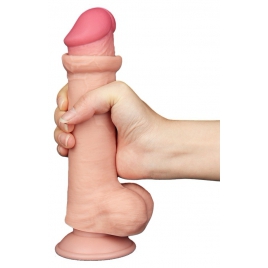 LoveToy Sliding-Skin Realist 20.8 cm Ø4 cm - Ventuză