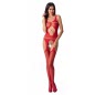 Catsuit Passion BS057 Rosu S-L