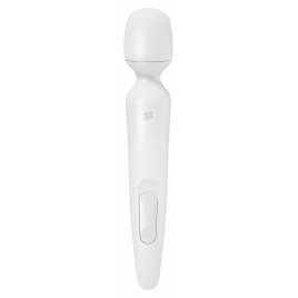 Satisfyer Wand-erland — 50 Programe, IPX7, Reîncărcabil Alb