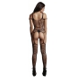 Catsuit Le Desir Shredded Negru S-L