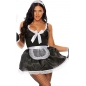 Costum Forplay Domesticated Delight French Maid Negru XS-S