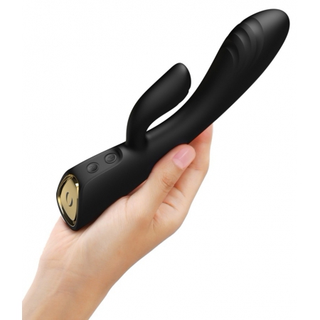 Vibrator Dorcel Flexi Rabbit Heating Negru