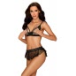 Set Obsessive Heartia Negru L-XL
