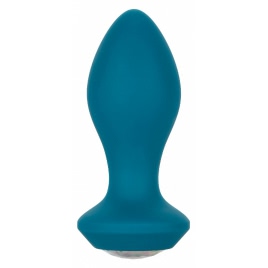 Anal Plug Vibrating Crystal Probe Albastru DDS