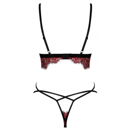 Set Obsessive Redessia Roșu L-XL
