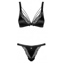 Set Obsessive Eloissa Negru L-XL