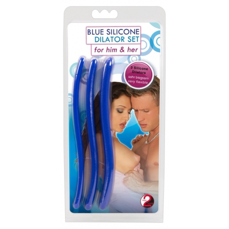 Dilatator Uretră Silicon Dilatator Set Albastru