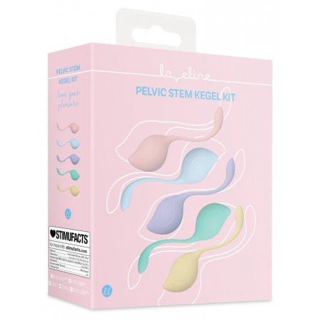 Loveline Pelvic Stem – Kit Kegel 5 Greutăți Discret Multicolor
