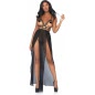 Rochie Leg Avenue Cage Maxi Negru S-M