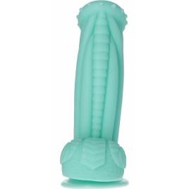 Captain Squirtino Dildo Monster Flexibil cu Ventuză Verde