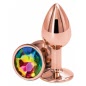 Anal Plug Rear Assets Rose Gold S Multicolor