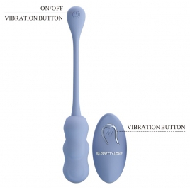 Pretty Love Leshy Blue — Ou Vibrant Compact, Telecomandă Albastru