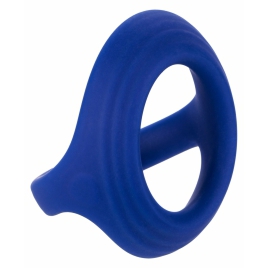 Inel Penis Penis Ball Dual Ring Albastru
