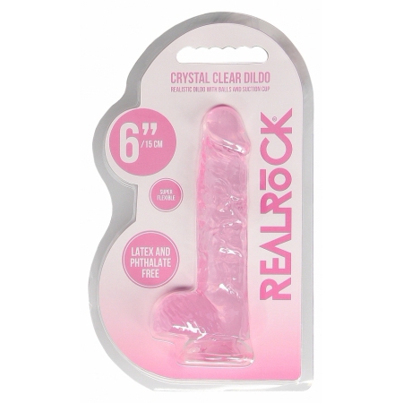 RealRock Crystal Roz 17cm