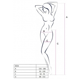 Dresuri Passion S026 Negru S-L