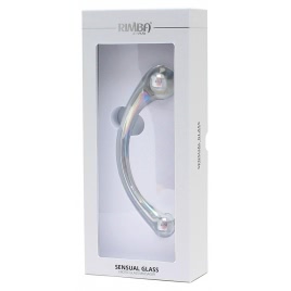 Dildo Rimba Sensual Glass Wanda Transparent