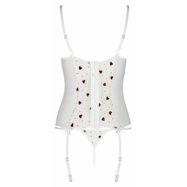 Corset Passion Lovelia Alb L-XL