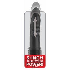 Pipedream Vibrator De Împingere 7.6 cm, 10 Moduri, USB C Negru