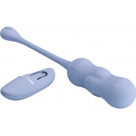 Pretty Love Leshy Blue — Ou Vibrant Compact, Telecomandă Albastru