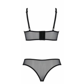 Set Passion Eco Primulă Bikini Negru L-XL