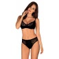 Set Obsessive Laurise Negru 2XL