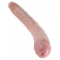 Dildo Double King Penis Thick 16inch Natural