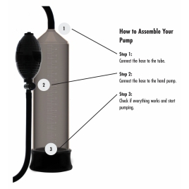 Pompă Vacuum Hidden Desire — Starter Discret Negru