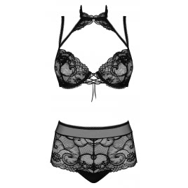 Set Obsessive Elizenes Negru S-M