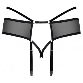Portjartier Obsessive Jagueria Negru 6XL-7XL