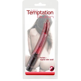 Vibrator Temptation Ruby 16.5cm Roșu