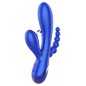 Triple Love Vibrator Albastru