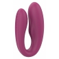 Connected Souls Vibrator Pentru cuplu Reîncărcabil, Flexibil Mov