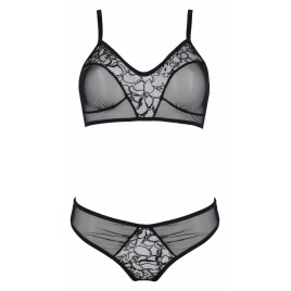 Set Passion Eco Primulă Bikini Negru L-XL