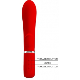 Pretty Love Thomas — Rabbit Vibrator 7 Moduri, Roșu