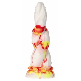 Jafarlo Monster – Dildo Din Silicon cu Ventuză Roșu