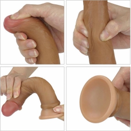 Dildo Realistic 17.8cm Dual Layered