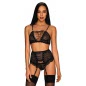 Set Obsessive Basitta Negru S-M