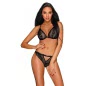 Set Obsessive Millagro Negru S-M