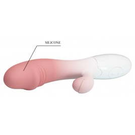 Pretty Love Snappy: 30 Moduri Vibrator Rabbit Dual Roz