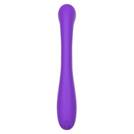 ToyJoy Luna – Vibrator Punct G Din silicon, 7 Moduri Mov