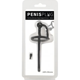 Penis Plug Wet Play With Stop Negru
